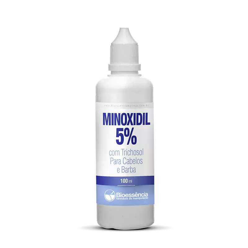 Minoxidil 5% com Trichosol Para Cabelos e Barba 100ml