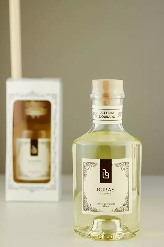 BUBAS GARRAFA DIFUSOR ALECRIM DOURADO 375ML