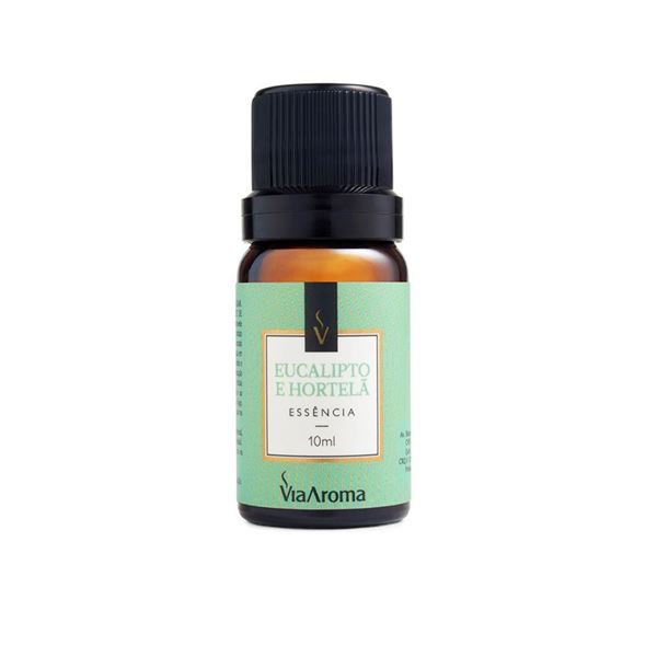  Essência Eucalipto e Hortelã 10 ml - Via Aroma