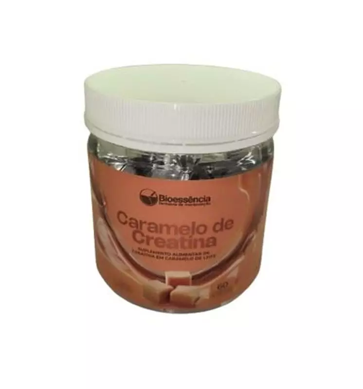 Creatina em Caramelos com 60 unidades